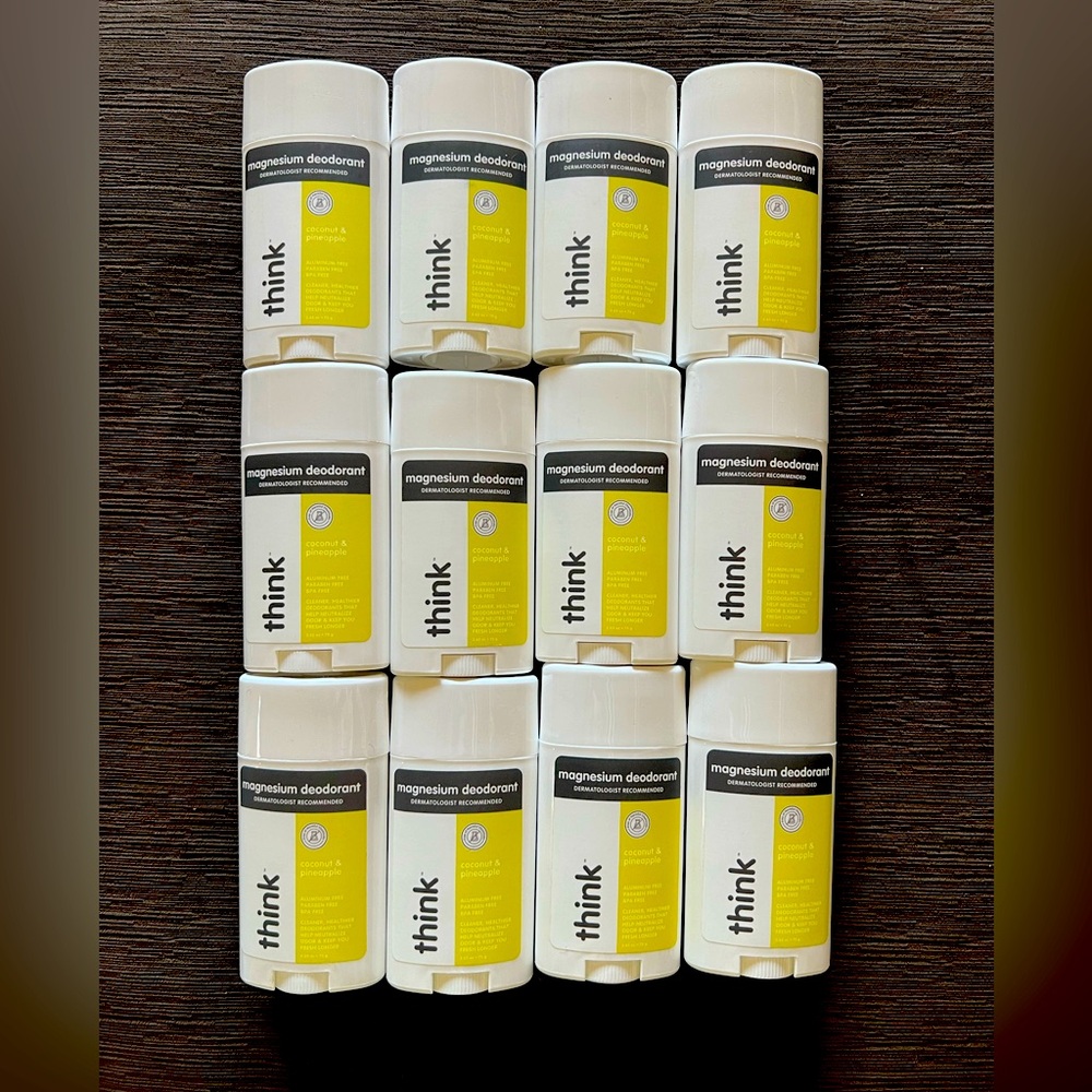 12 Tubes Think Deodorant